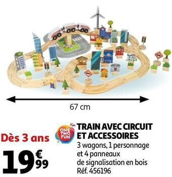 Train avec circuit et accessoires