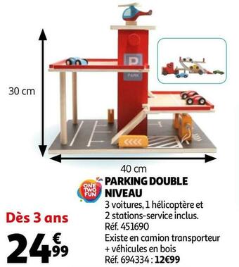 Auchan Parking double niveau offre