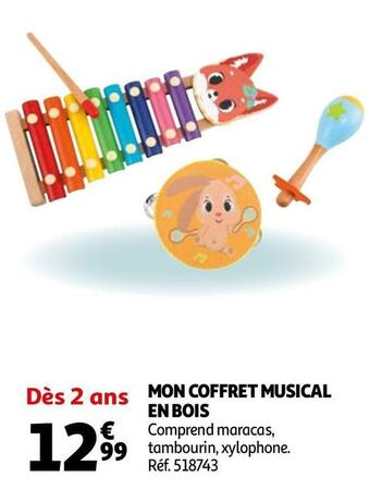 Mon coffret musical en bois
