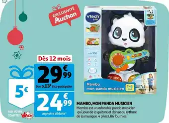 Auchan Vtech mambo, mon panda musicien offre