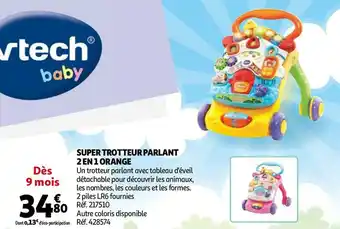 Auchan Super trotteur parlant offre