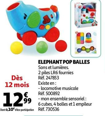 Elephant pop balles