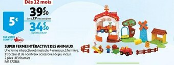 Auchan Super ferme intéractive des animaux offre