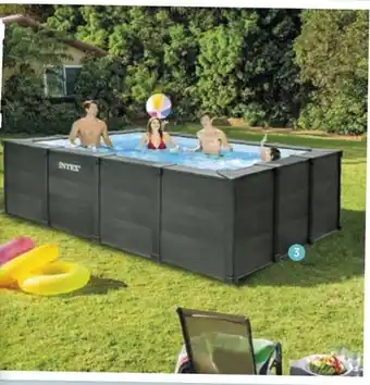 Bi1 PISCINE TUBULAIRE GRAPHITE RECTANGULAIRE offre