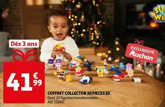 Auchan Coffret collector 30 pieces s5 offre