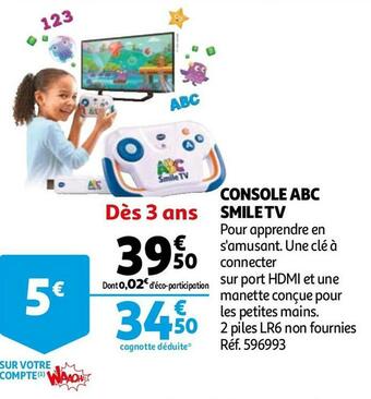 Auchan Console abc smile tv offre