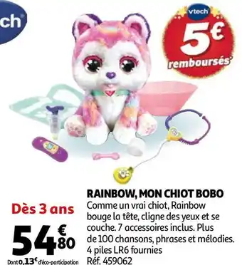 Vtech rainbow, mon chiot bobo