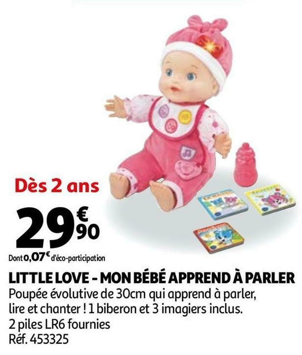 Promo Little Love Mon Bebe Apprend A Parler Chez Auchan