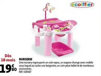 Auchan Écoiffier nurserie offre