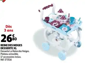 Auchan Smoby reine des neiges desserte xl offre