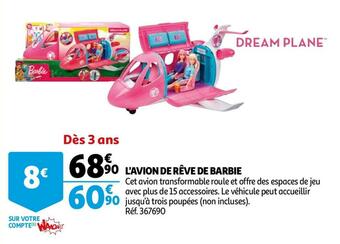 L'avion de rêve de barbie