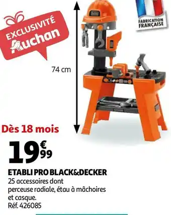 Black&decker etabli pro