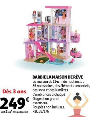Auchan Barbie la maison de rêve offre