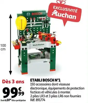 Auchan Bosch etabli n°1 offre