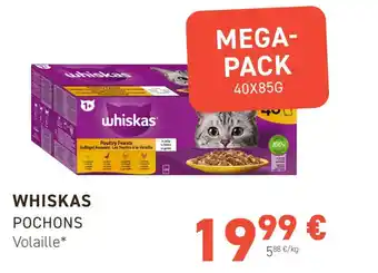 WHISKAS POCHONS Volaille*