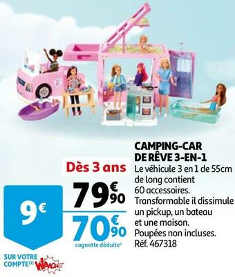 Camping-car de rêve 3-en-1