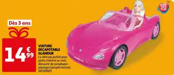 Auchan One two fun voiture decapotable glamour offre