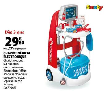 Chariot médical électronique