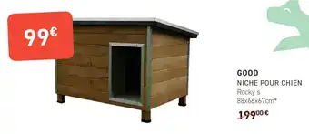 GOOD NICHE POUR CHIEN Rocky s 88x66x67cm*