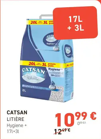 CATSAN LITIÈRE Hygiene + 171+31
