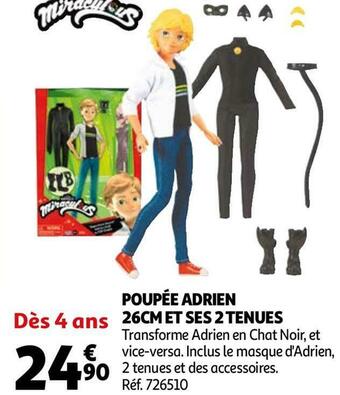 Poupée adrien 26cm et ses 2 tenues