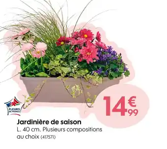 Truffaut Jardinière de saison offre