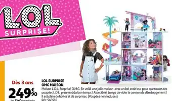 Auchan Lol surprise lol surprise omg maison offre