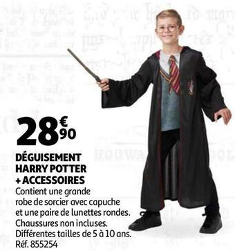 Auchan Déguisement harry potter + accessoires offre