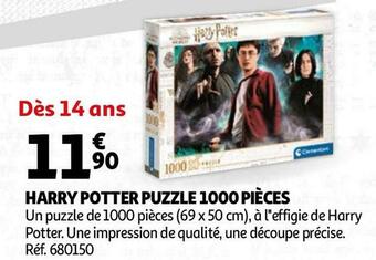 Auchan Harry potter puzzle 1000 pièces offre
