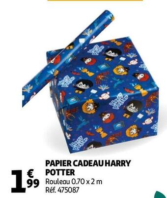 Auchan Papier cadeau harry potter offre
