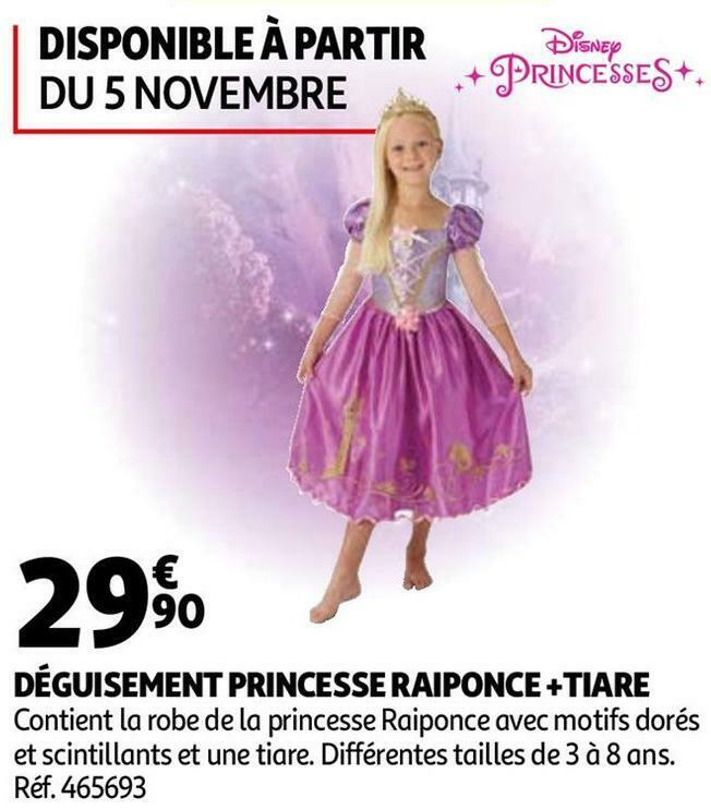 déguisement de raiponce
