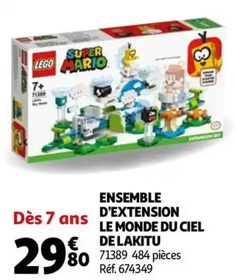 Lego ensemble d’extension le monde du ciel de lakitu