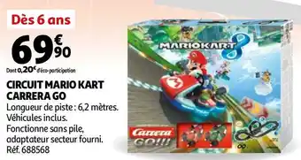 Auchan Carrera circuit mario kart go offre