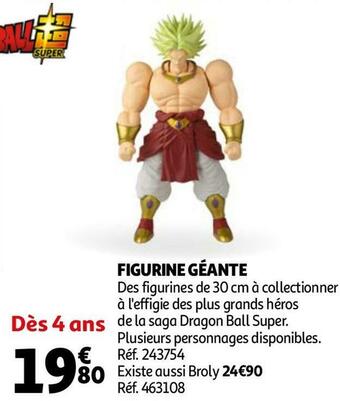 Auchan Figurine géante offre