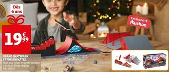 Auchan Grand skatepark et fingerskates offre