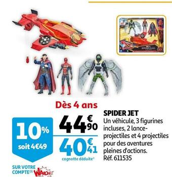 Auchan Spider jet offre