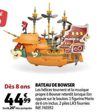 Auchan Bateau de bowser offre