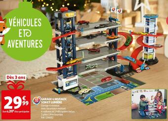 Auchan Garage 4 niveaux son et lumière offre