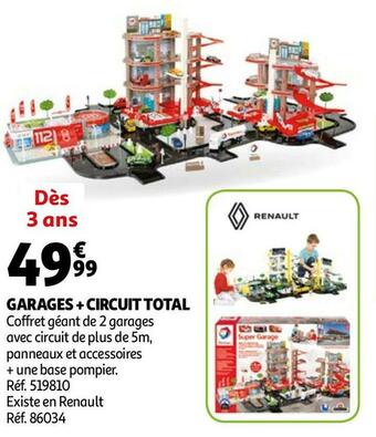 Auchan Garages + circuit total offre