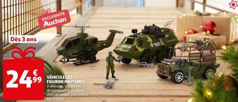 Auchan Véhicules et figurine militaires offre