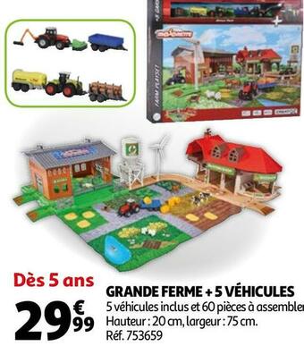 Auchan Grande ferme + 5 véhicules offre