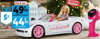 Auchan Barbie barbie dream car offre
