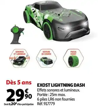 Auchan Dash exost lightning offre