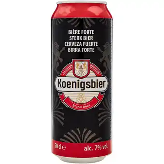 Carrefour Market KOENIGSBIER Bière blonde forte offre