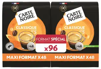 Carrefour Market CARTE NOIRE Dosettes de café Format Spécial offre