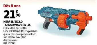 Nerf nerf elite 2.0 - shockwave rd-15