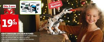 Auchan Robot dinosaure cracheur de fumée offre