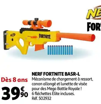 Auchan Nerf nerf fortnite basr-l offre
