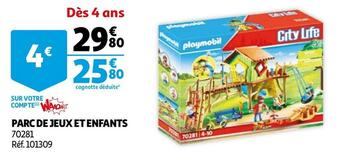 Auchan Parc de jeux et enfants offre