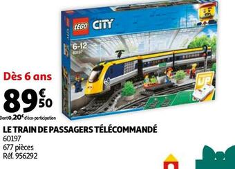 Auchan Le train de passagers télécommandé offre